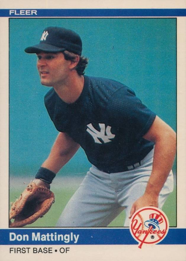 1984 Fleer #131 Don Mattingly Rookie Card