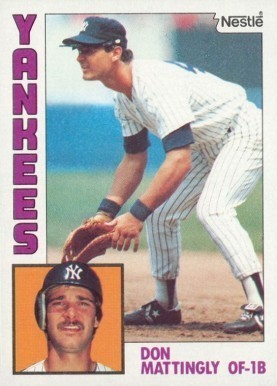 1984 Nestle #8 Don Mattingly Rookie Card 1984 Nestle #8 Don Mattingly Rookie Card