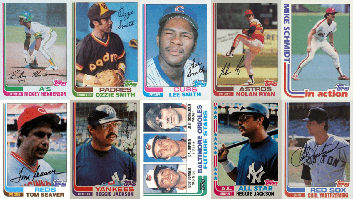 10 Most Valuable 1982 Topps Baseball Cards - Old Sports Cards