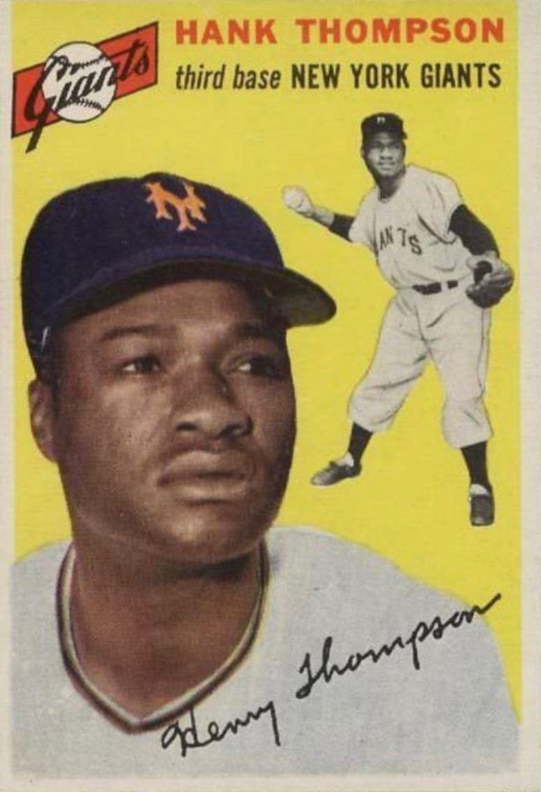 1954 Topps #64 Hank Thompson Baseball Card 1954 Topps #64 Hank Thompson Baseball Card
