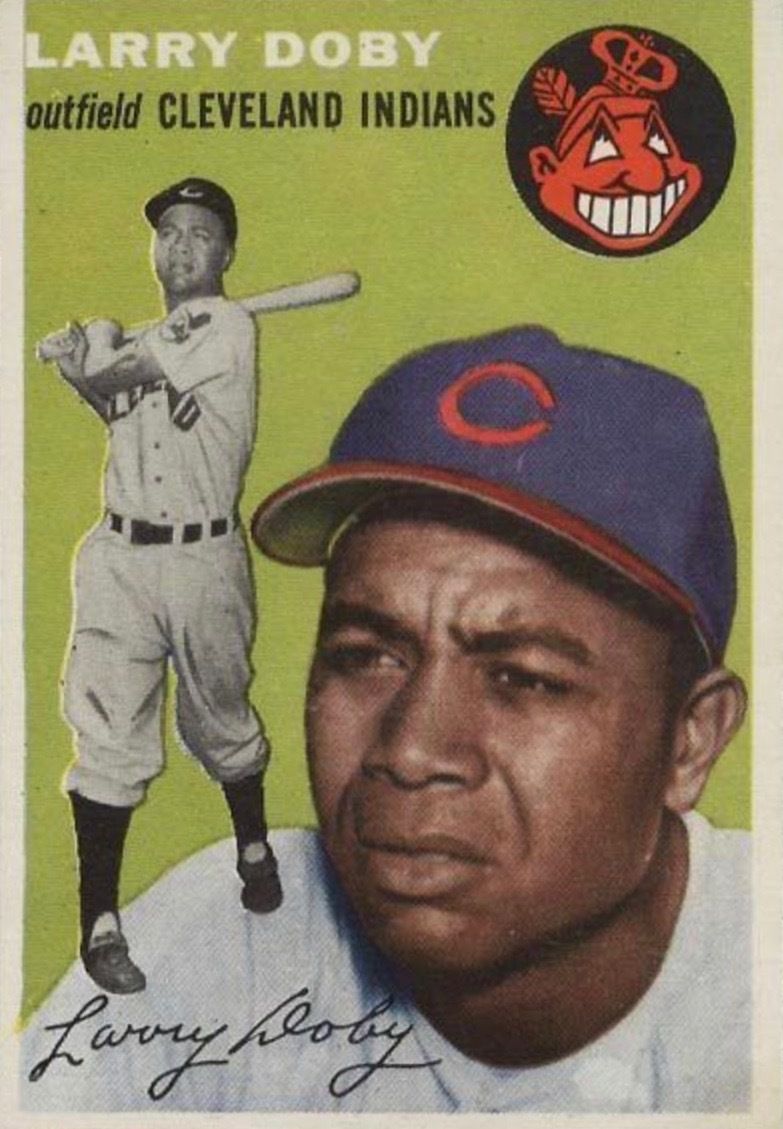 1954 Topps #70 Larry Doby Baseball Card 1954 Topps #70 Larry Doby Baseball Card