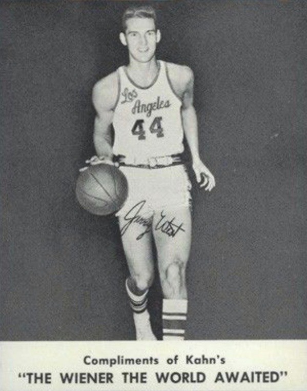1961 Kahn's Wieners #11 Jerry West Basketball Card