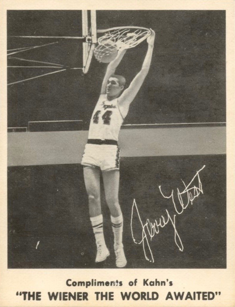 1963 Kahn's Wieners #11 Jerry West Basketball Card