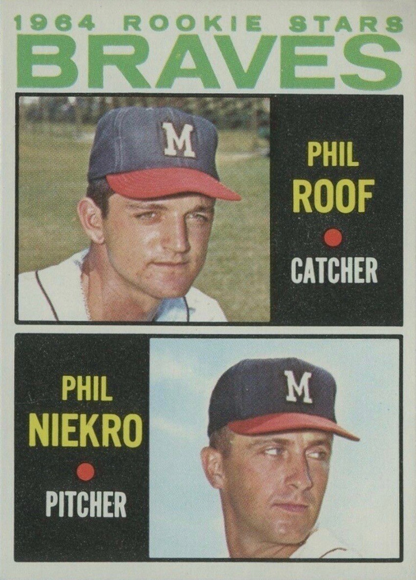 1964 Topps #541 Phil Niekro Rookie Card