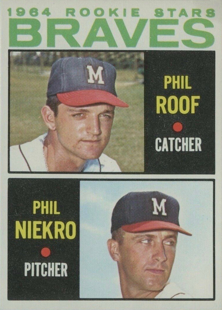 1964 Topps #541 Phil Niekro Rookie Card 1964 Topps #541 Phil Niekro Rookie Card