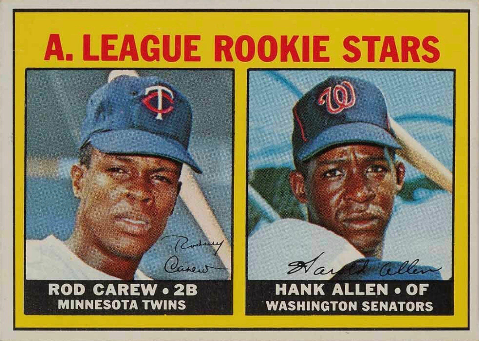1967 Topps #569 Rod Carew Rookie Card