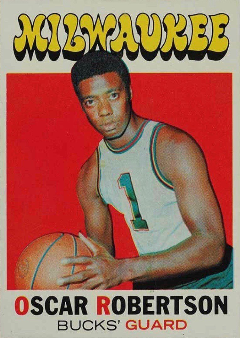 1971 Topps #1 Oscar Robertson Basketball Card 1971 Topps #1 Oscar Robertson Basketball Card