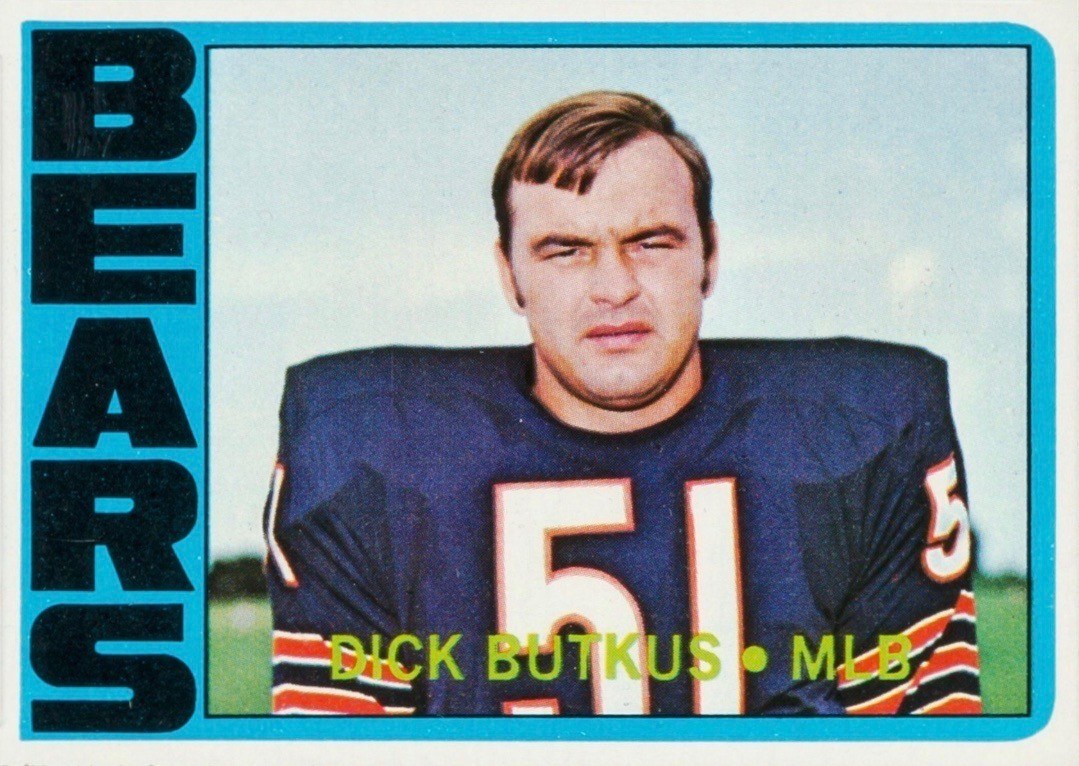 1972 Topps #170 Dick Butkus Football Card