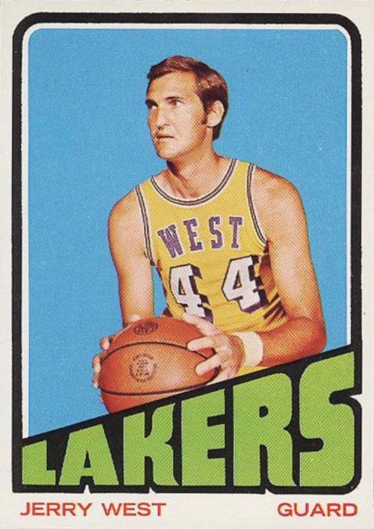 1972 Topps #75 Jerry West Basketball Card