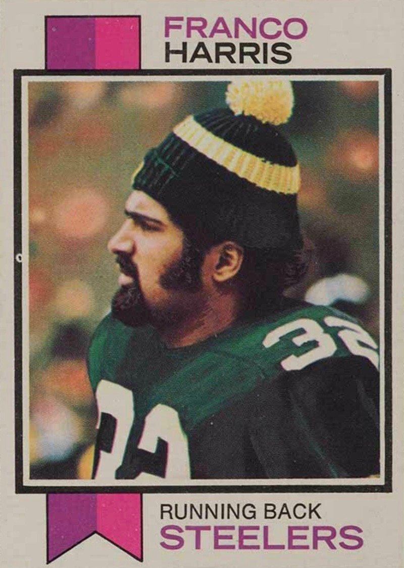 1973 Topps #89 Franco Harris Rookie Card 1973 Topps #89 Franco Harris Rookie Card