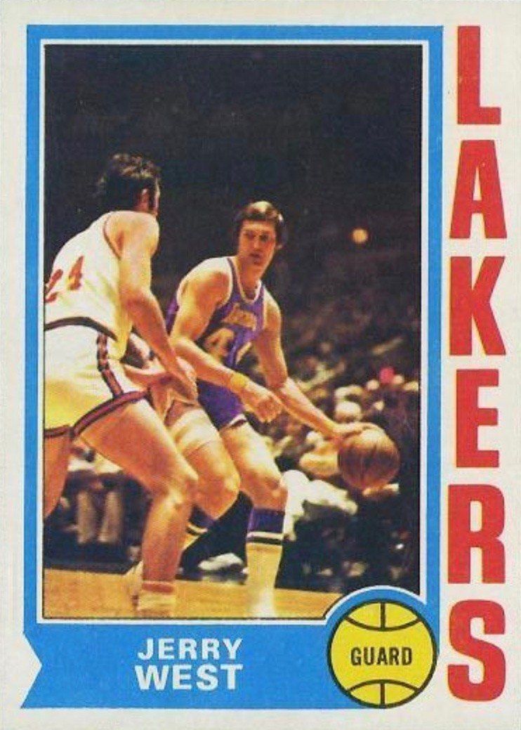 1974 Topps #176 Jerry West Basketball Card