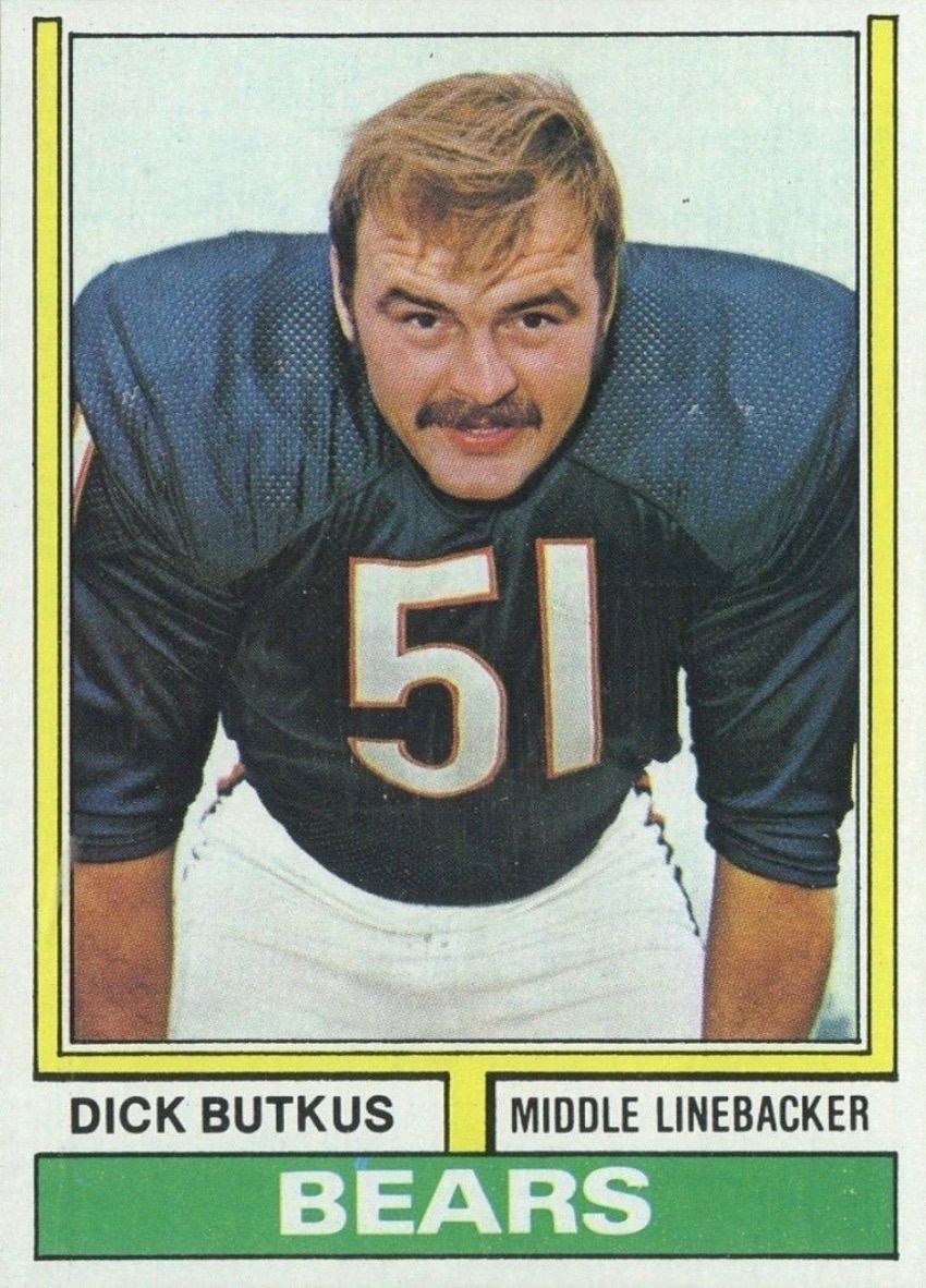 1974 Topps #230 Dick Butkus Football Card