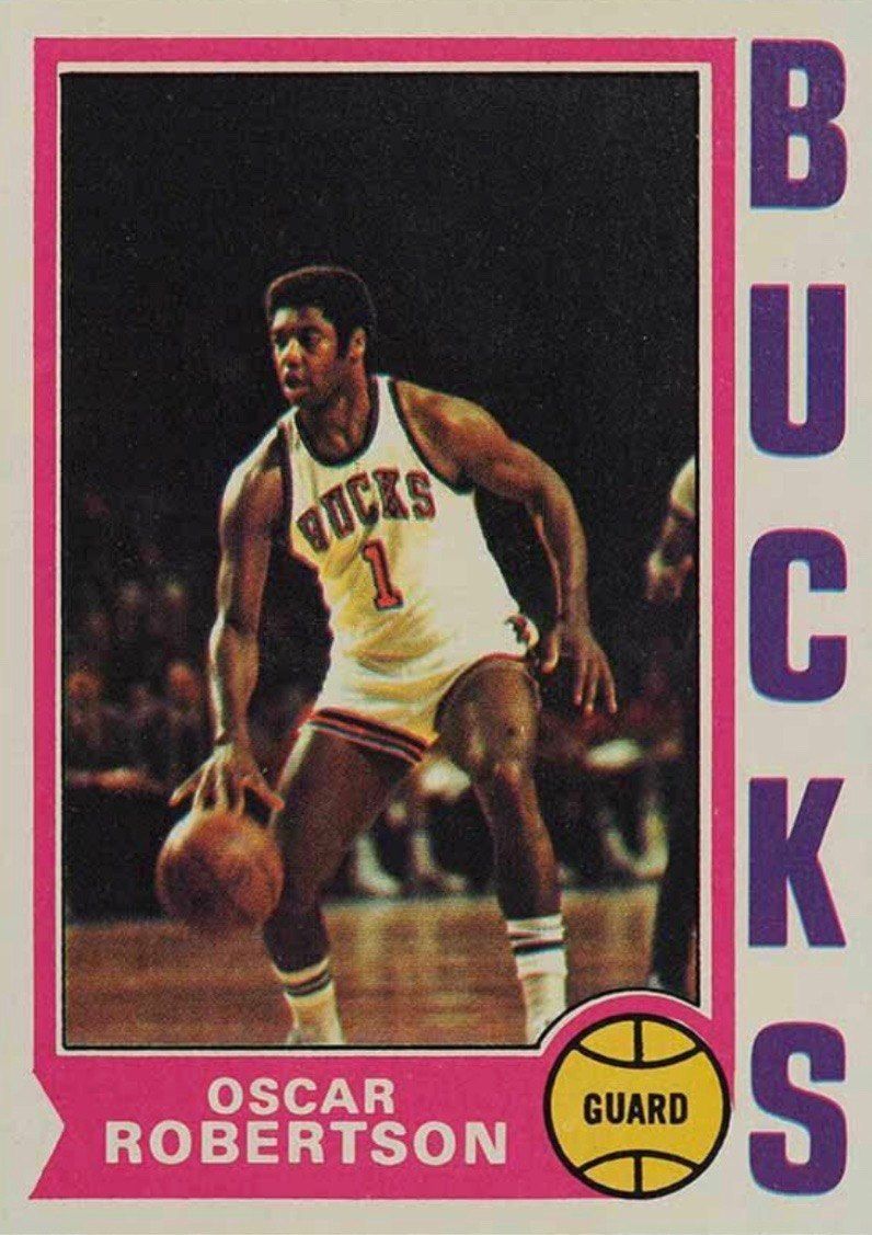 1974 Topps #55 Oscar Robertson Basketball Card