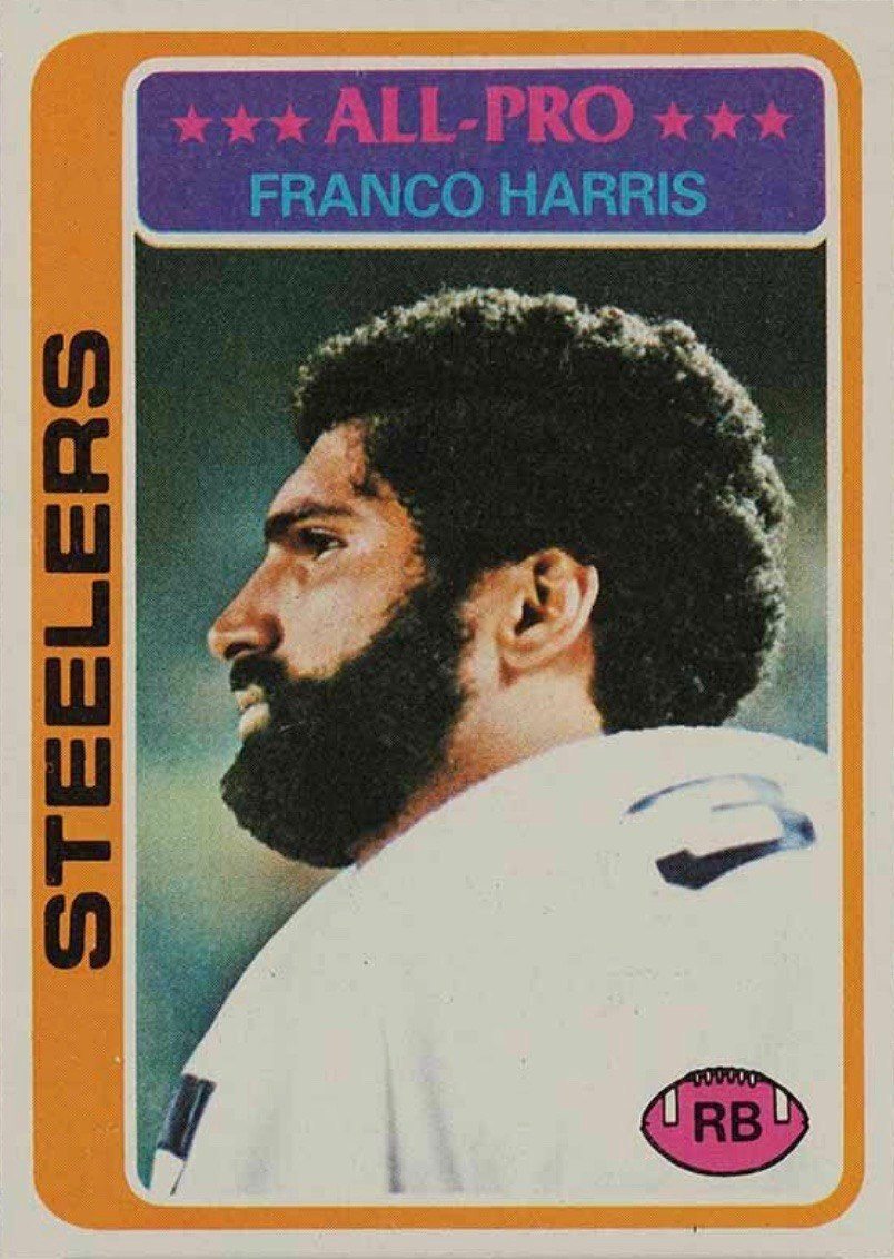 1978 Topps #500 Franco Harris Football Card