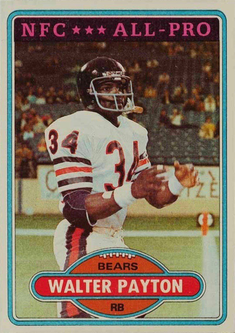 1980 Topps #160 Walter Payton Football Card