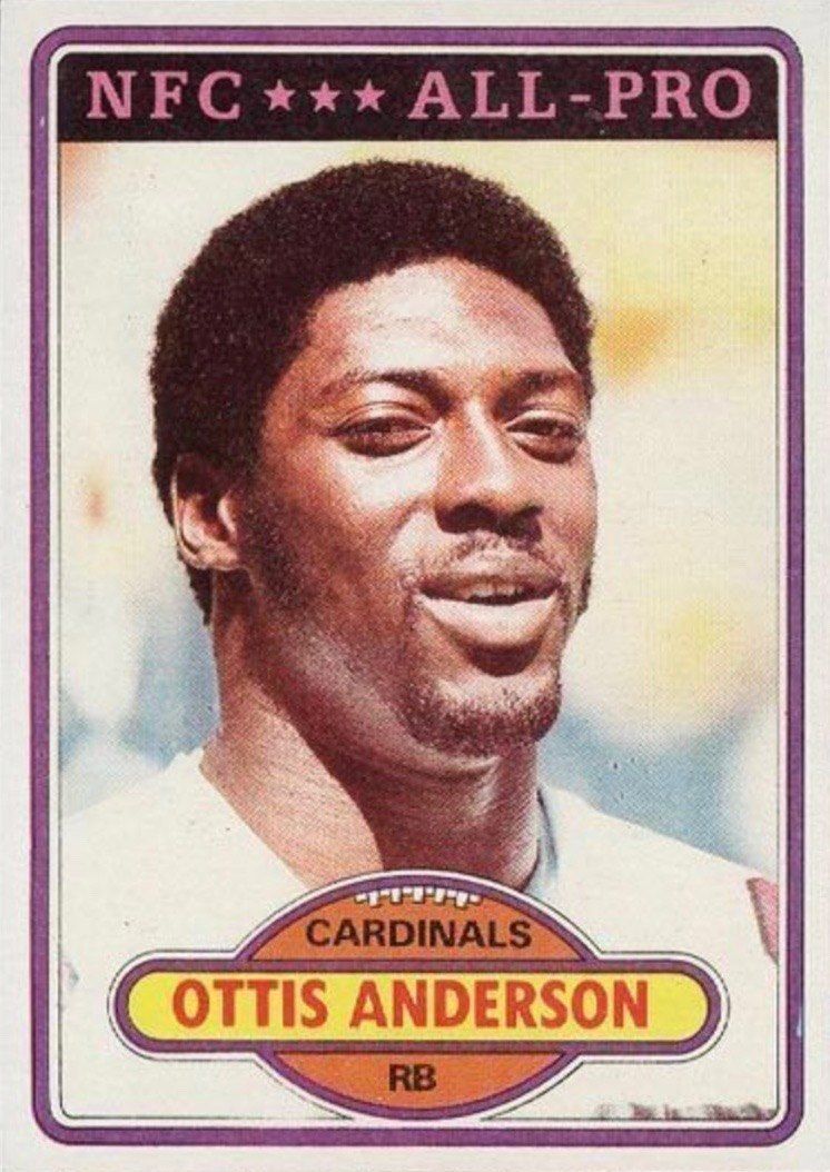 1980 Topps #170 Ottis Anderson Rookie Card