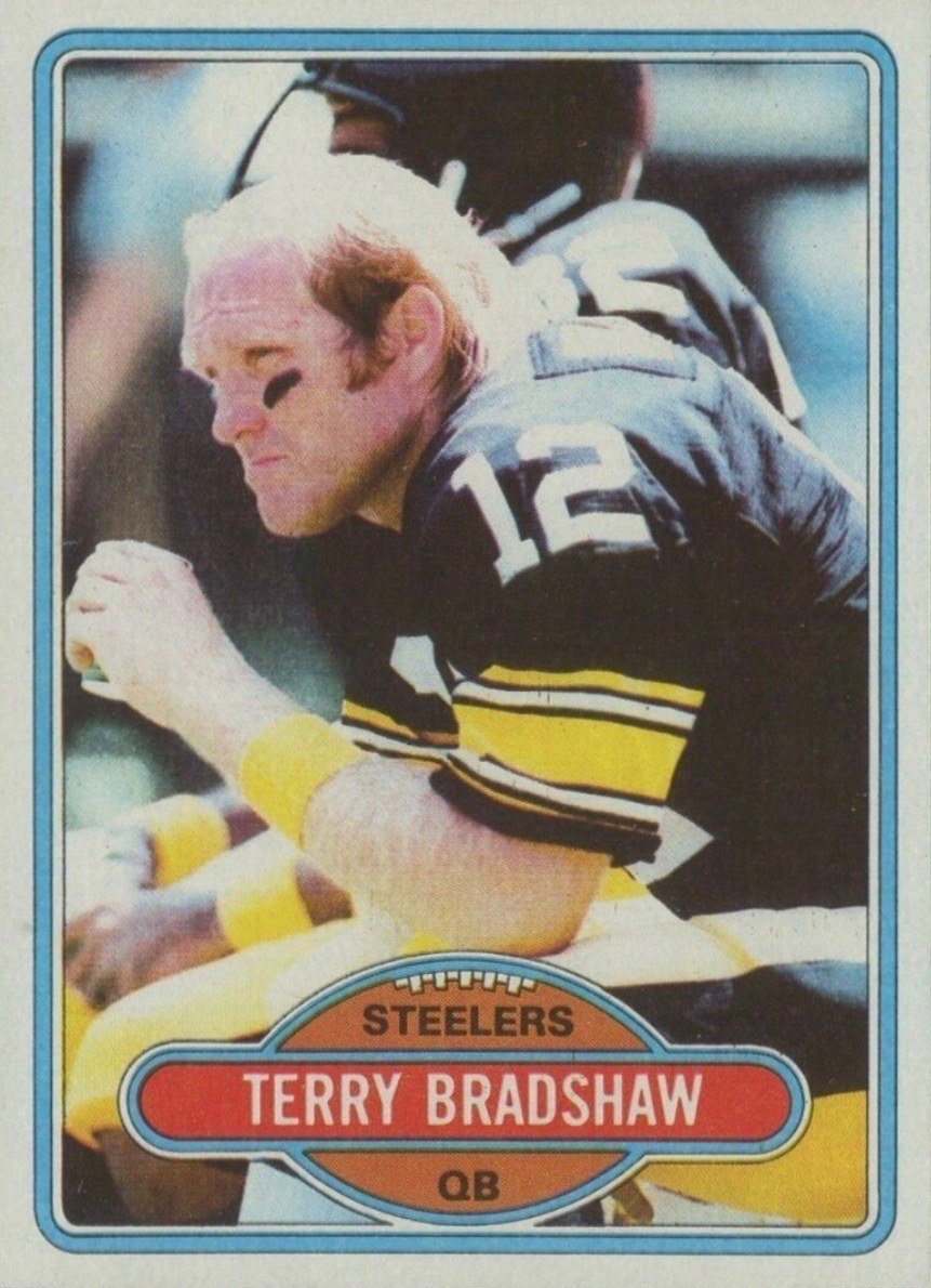 1980 Topps #200 Terry Bradshaw Football Card