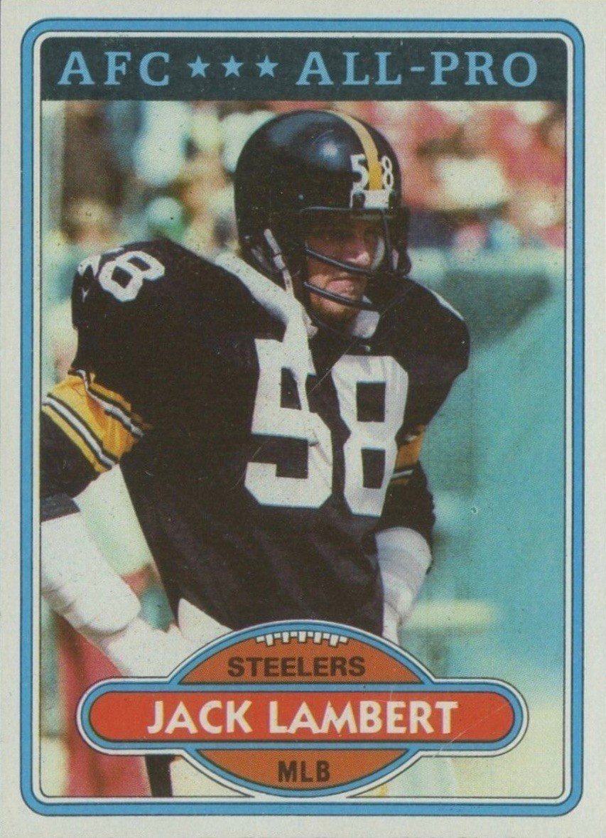 1980 Topps #280 Jack Lambert Football Card