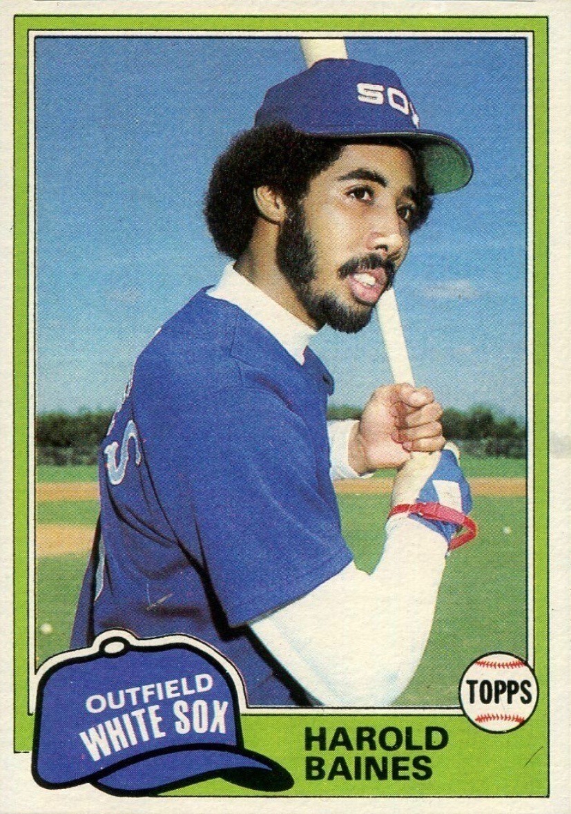 1981 Topps #347 Harold Baines Rookie Card 1981 Topps #347 Harold Baines Rookie Card