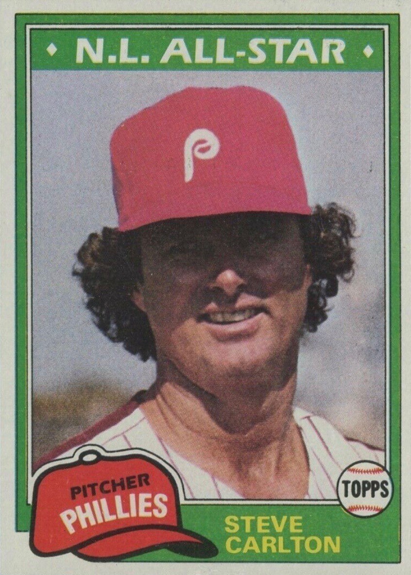 1981 Topps #630 Steve Carlton Baseball Card 1981 Topps #630 Steve Carlton Baseball Card