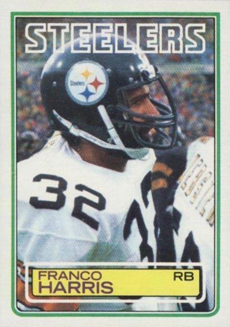 1983 Topps #362 Franco Harris Football Card