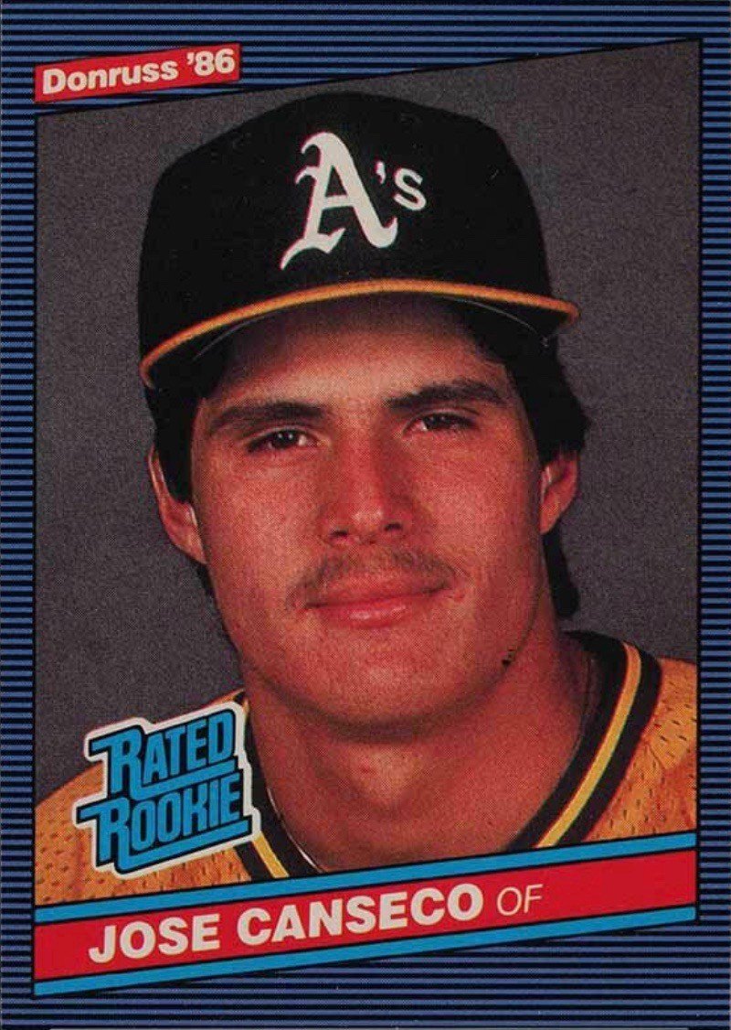 1986 Donruss #39 Jose Canseco Rookie Card