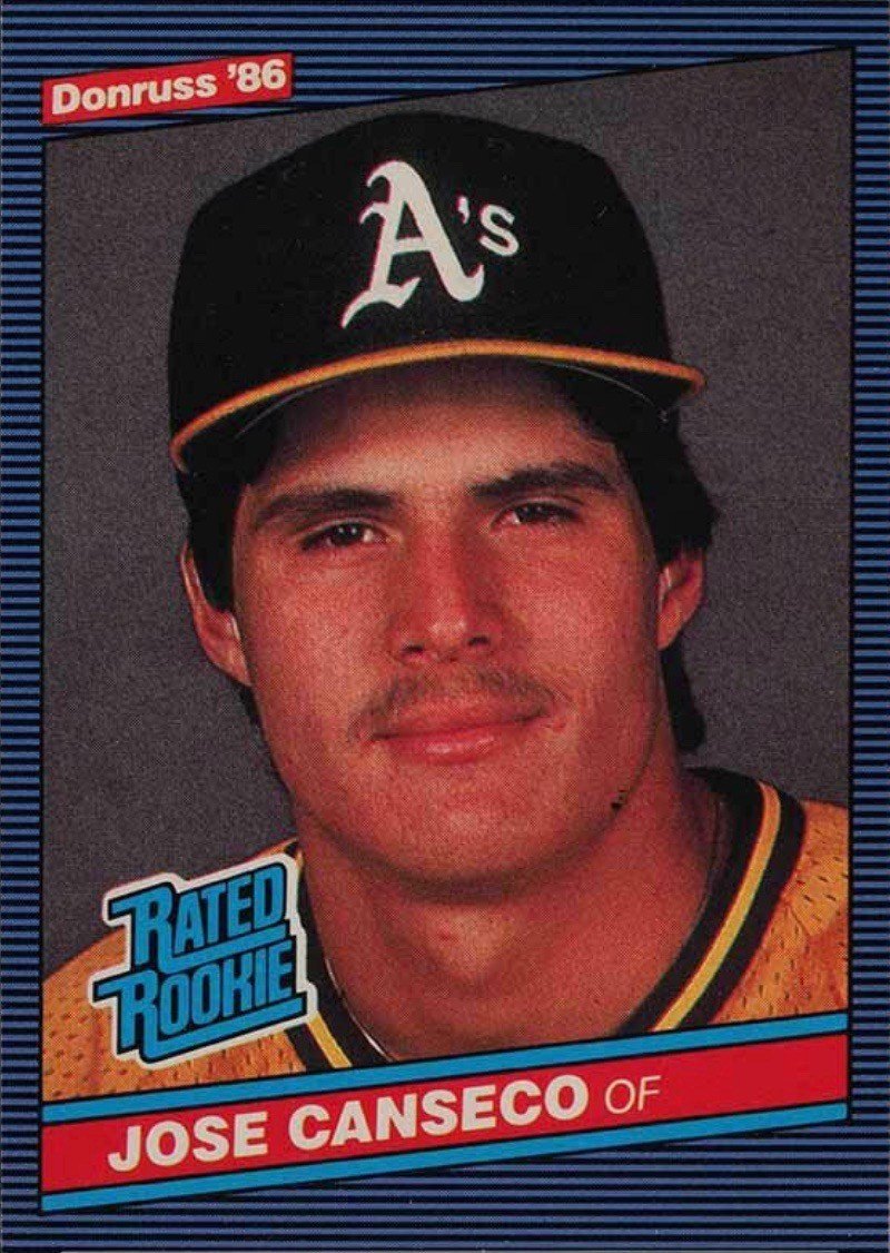 1986 Donruss #39 Jose Canseco Rookie Card 1986 Donruss #39 Jose Canseco Rookie Card