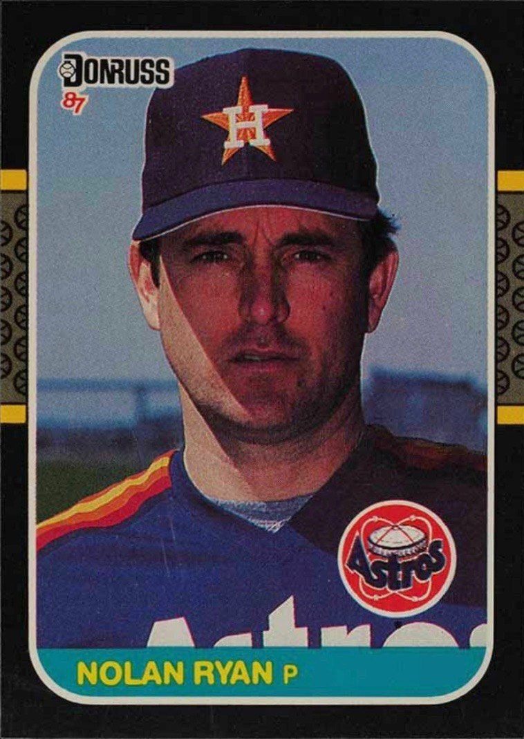 1987 Donruss #138 Nolan Ryan Baseball Card 1987 Donruss #138 Nolan Ryan Baseball Card