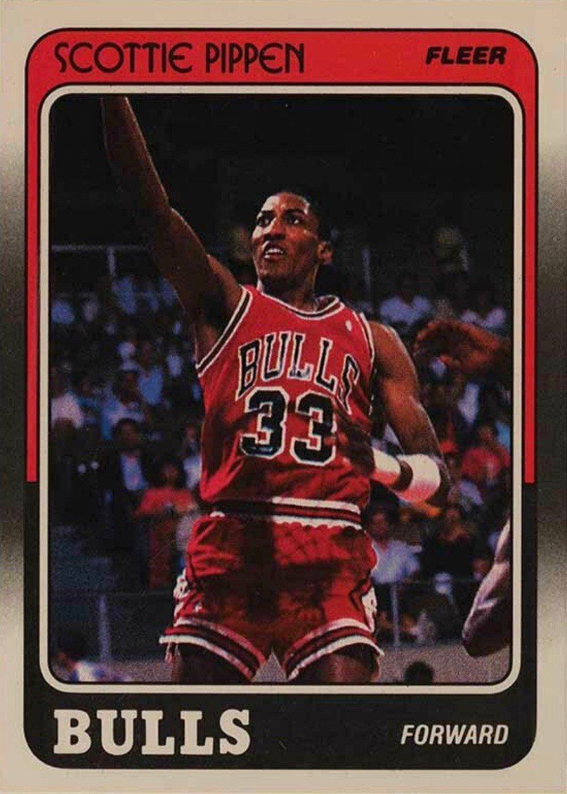 1988 Fleer #20 Scottie Pippen Rookie Card