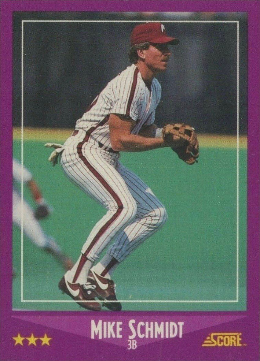 1988 Score #16 Mike Schmidt Baseball Card