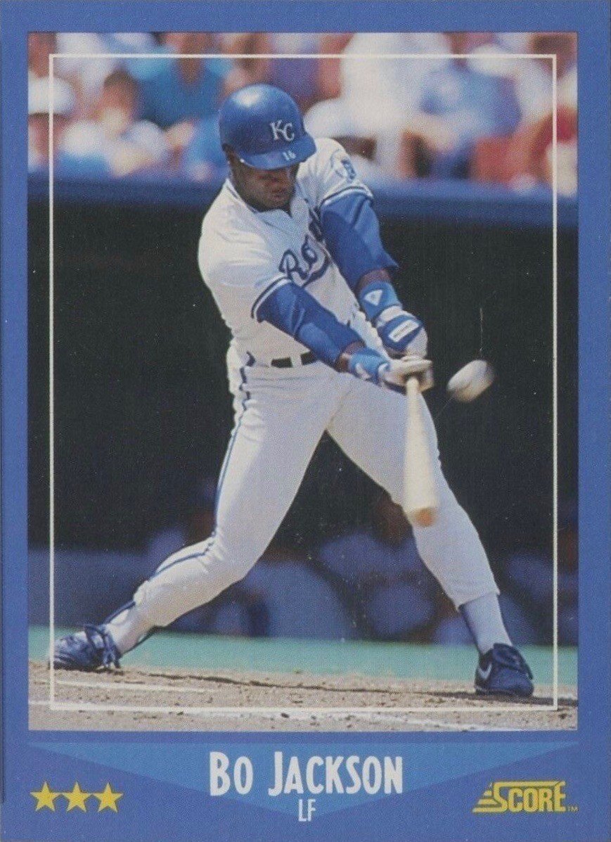 1988 Score #180 Bo Jackson Baseball Card