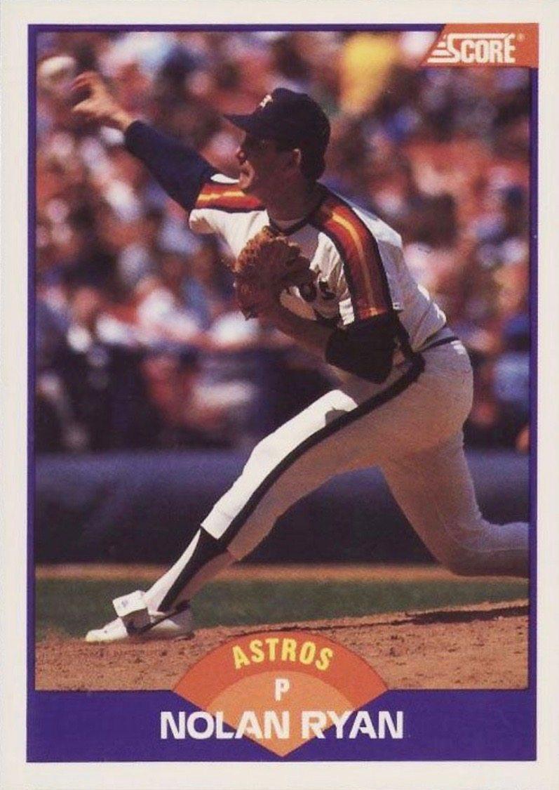 1989 Score 300 Nolan Ryan Baseball Card