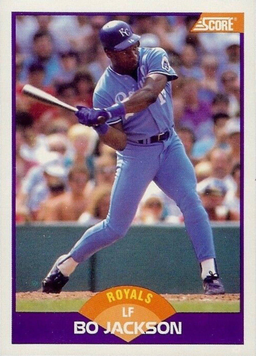 1989 Score 330 Bo Jackson Baseball Card