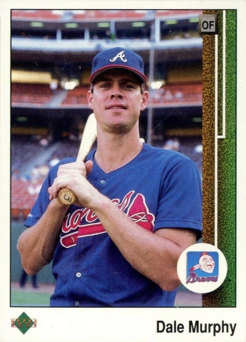 1989 Upper Deck #357 Dale Murphy Baseball Card 1989 Upper Deck #357 Dale Murphy Baseball Card