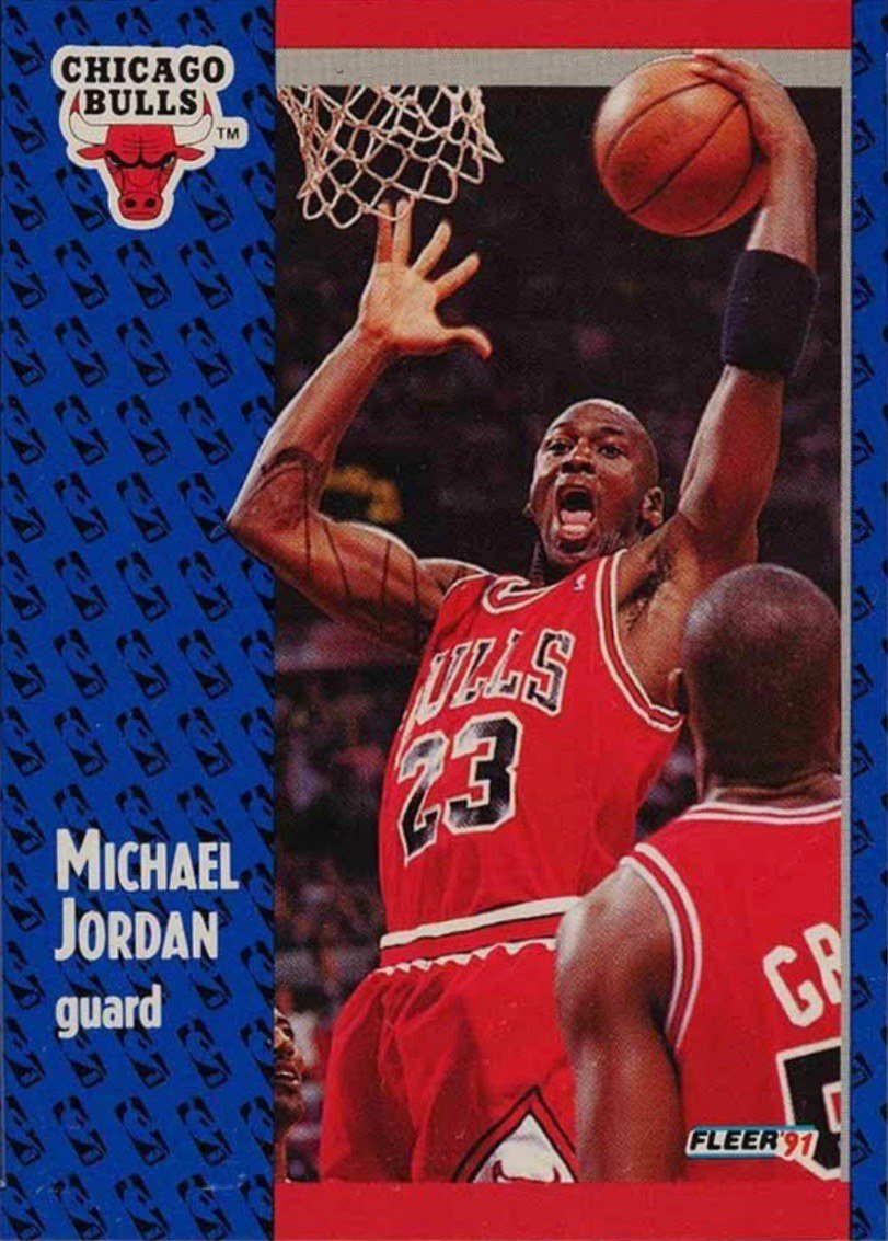 1991 Fleer #29 Michael Jordan Basketball Card