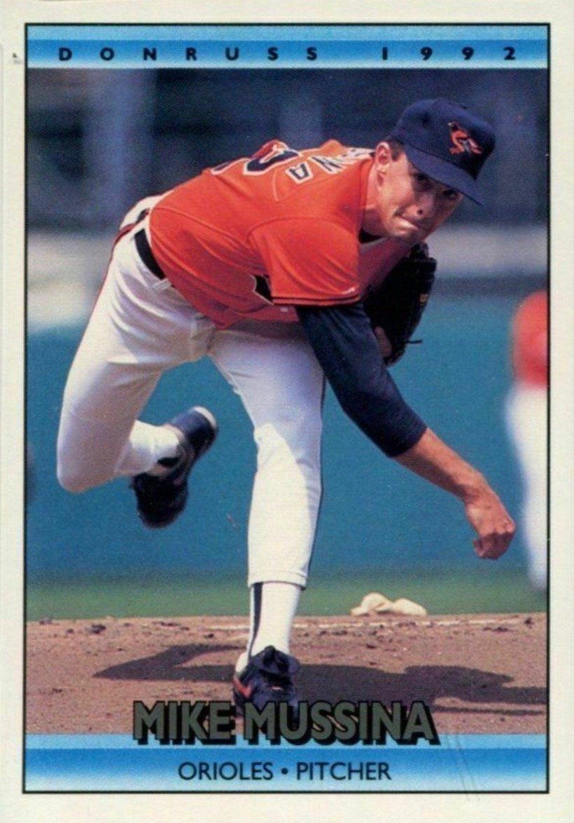1992 Donruss #632 Mike Mussina Rookie Card