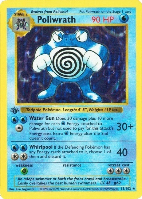1999 Complete Energy Base Set Pokemon Cards 