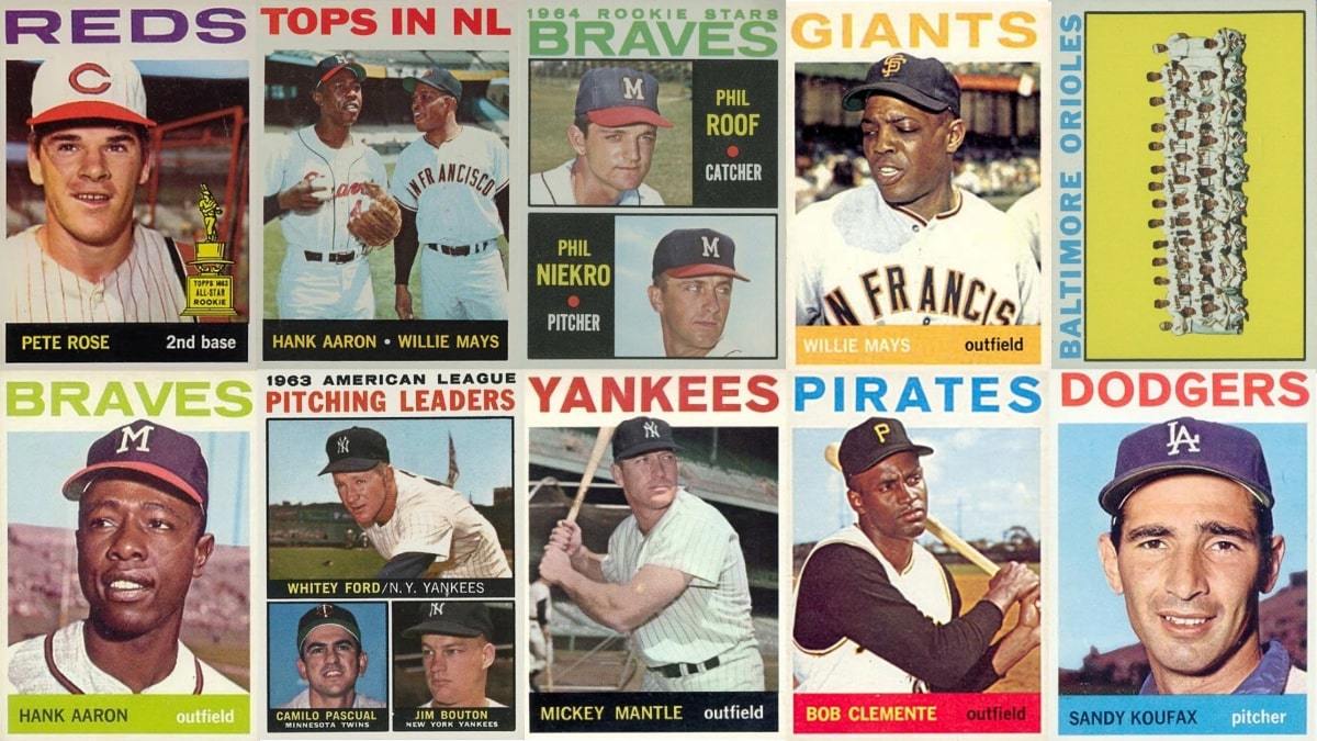 Most Valuable 1964 Topps Baseball Cards