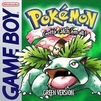 Pokémon Green Game Boy Game Box Art Featuring Venusaur