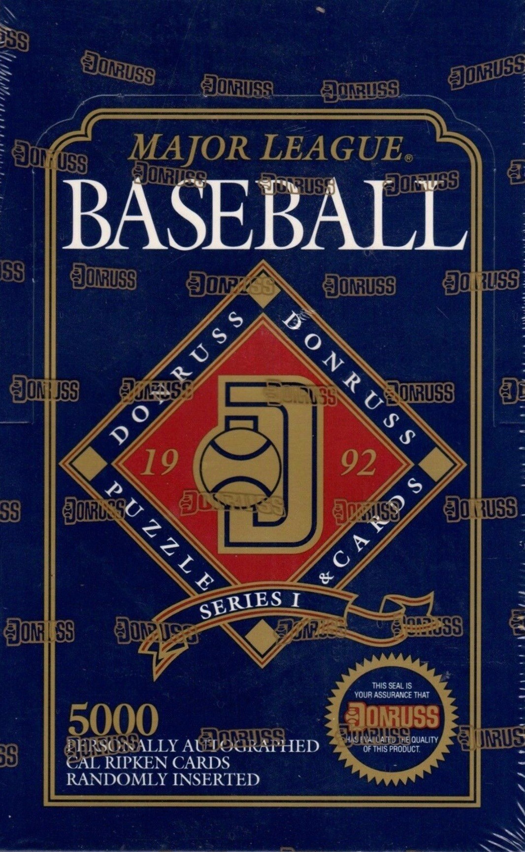 Unopened Box of 1992 Donruss Baseball Cards