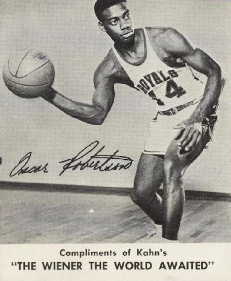 1960 Kahn's Wieners #8 Oscar Robertson Basketball Card 1960 Kahn's Wieners #8 Oscar Robertson Basketball Card