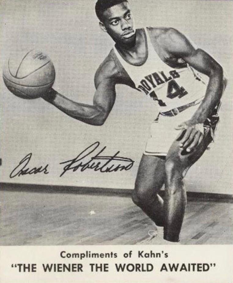 1960 Kahn's Wieners #8 Oscar Robertson Basketball Card