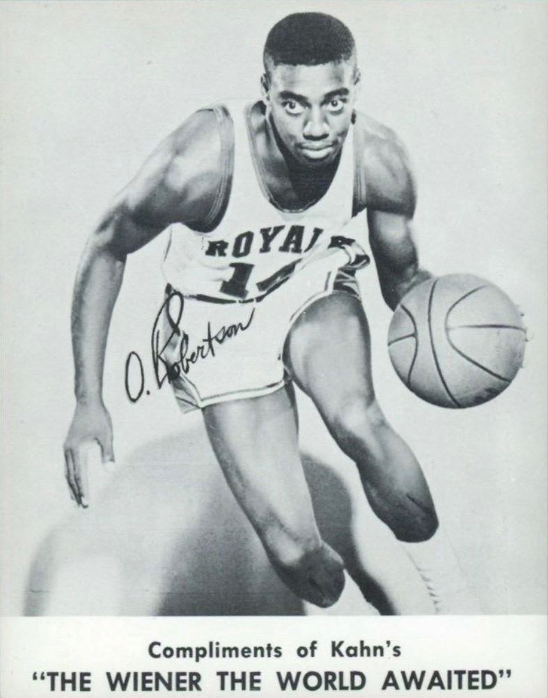 1961 Kahn's Wieners #7 Oscar Robertson Basketball Card