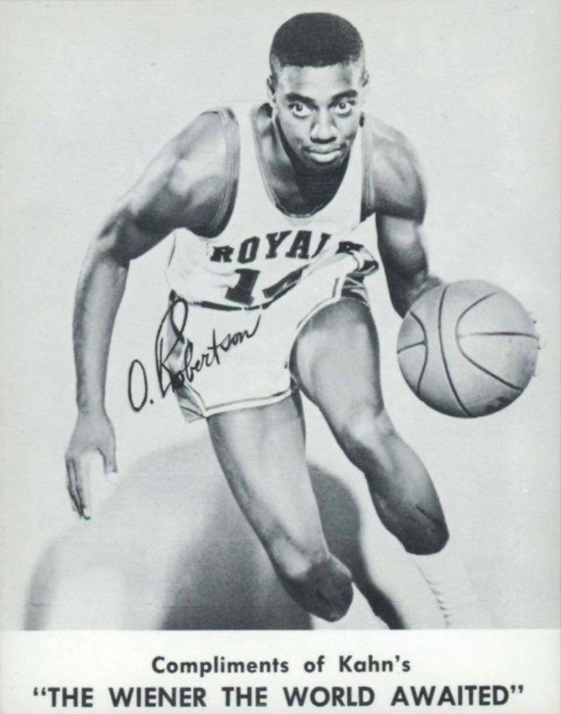 1961 Kahn's Wieners #7 Oscar Robertson Basketball Card 1961 Kahn's Wieners #7 Oscar Robertson Basketball Card