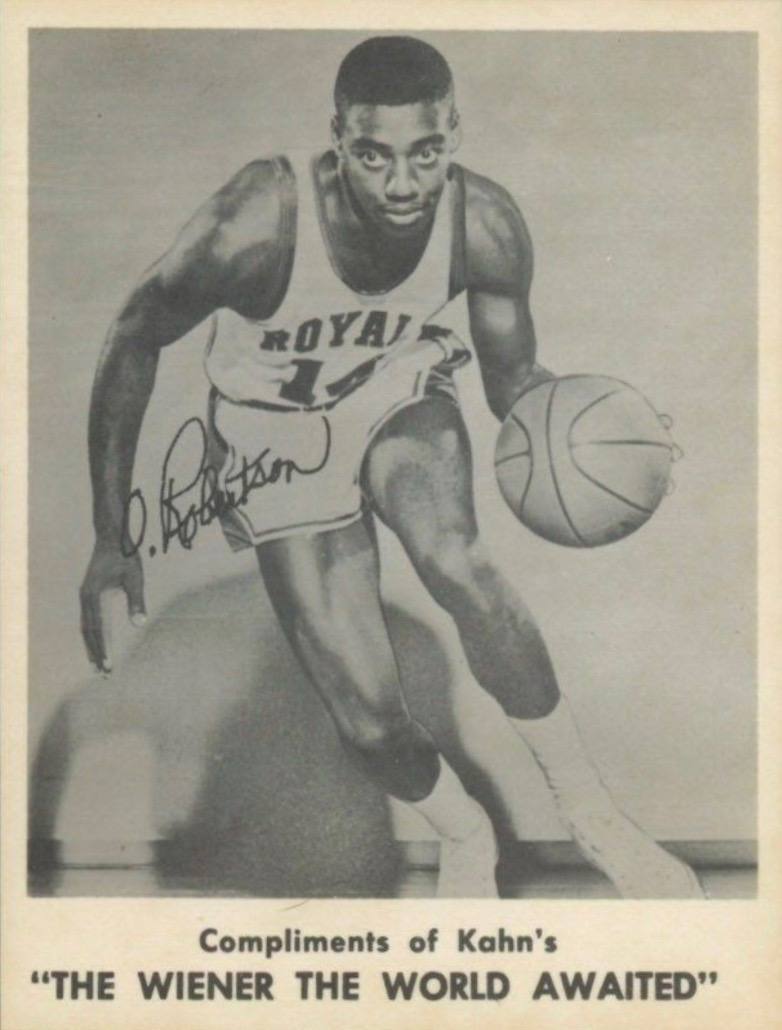 1963 Kahn's Wieners #9 Oscar Robertson Basketball Card