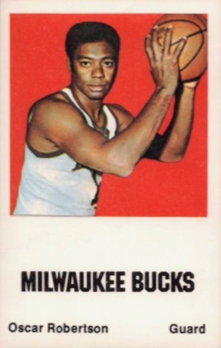 1972 Comspec Oscar Robertson Basketball Card 1972 Comspec Oscar Robertson Basketball Card