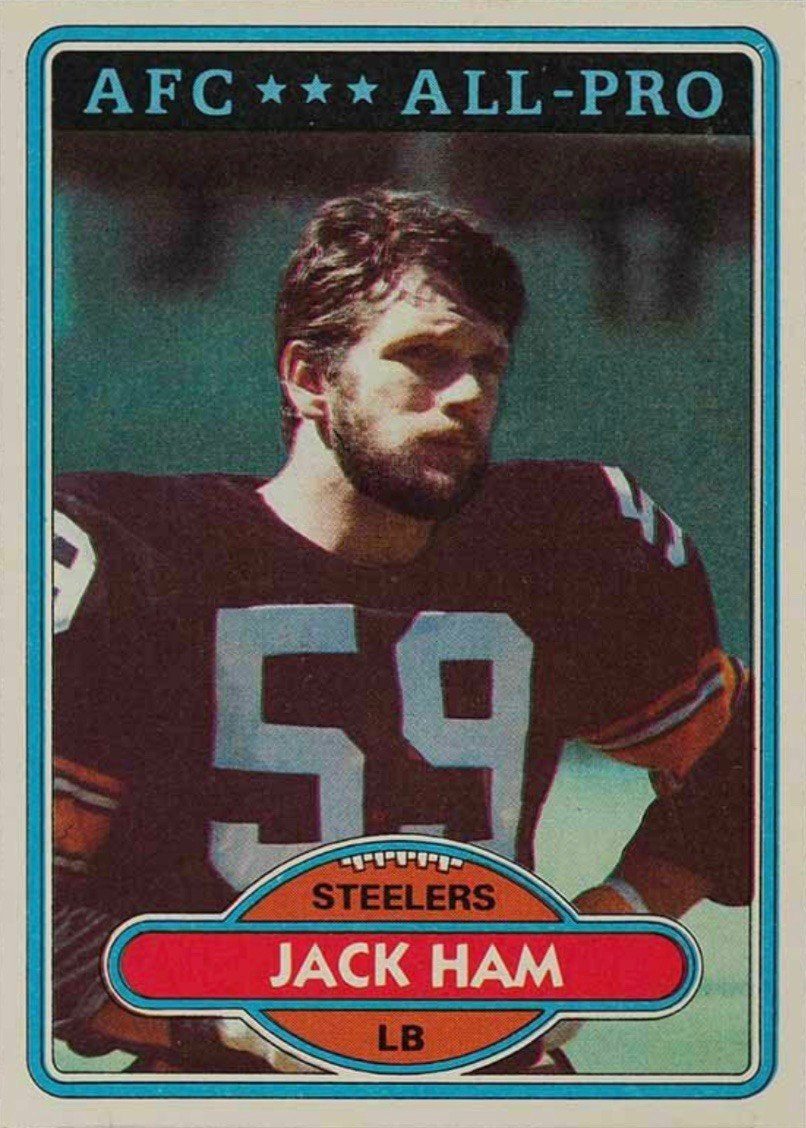 1980 Topps #10 Jack Ham Card