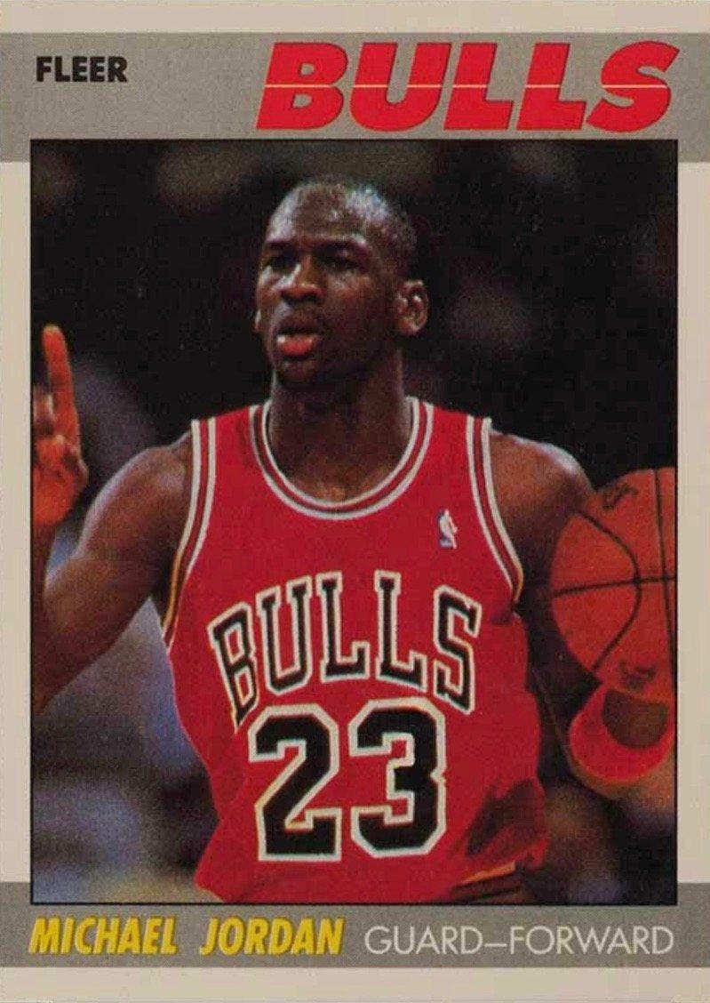1987 Fleer #59 Michael Jordan Basketball Card