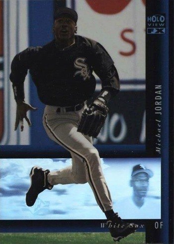 1994 SP Holoview Blue #16 Michael Jordan Baseball Card