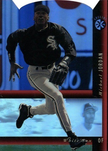 1994 SP Holoview Die Cuts Red #16 Michael Jordan Baseball Card 1994 SP Holoview Die Cuts Red #16 Michael Jordan Baseball Card